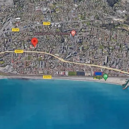 Apartment Secured Parc Velusine With Private Parking, Terrace, Pools And Tennis Courts. Antibes